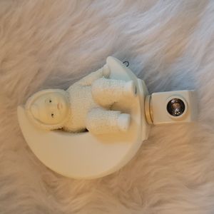 SNOWBABIES Retired VTG "Moonbeams" Sitting on the Moon Auto Plug In Nightlight
